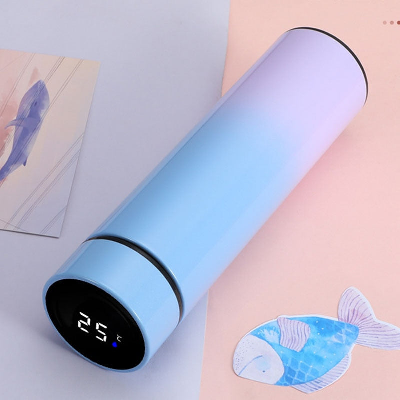 ThermoGlow - Garrafa Térmica Inteligente com Sensor de Temperatura e Display LED