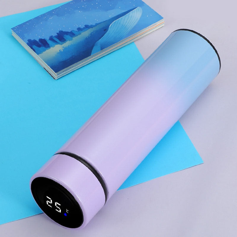 ThermoGlow - Garrafa Térmica Inteligente com Sensor de Temperatura e Display LED