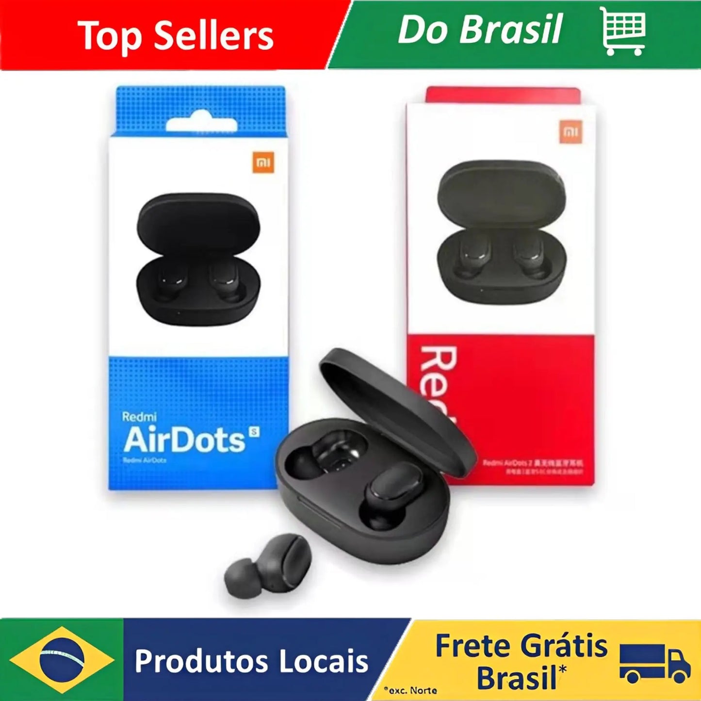 Fone Sem Fio Airdots Para Redmi Xiaomi TWS Bluetooth 5.0